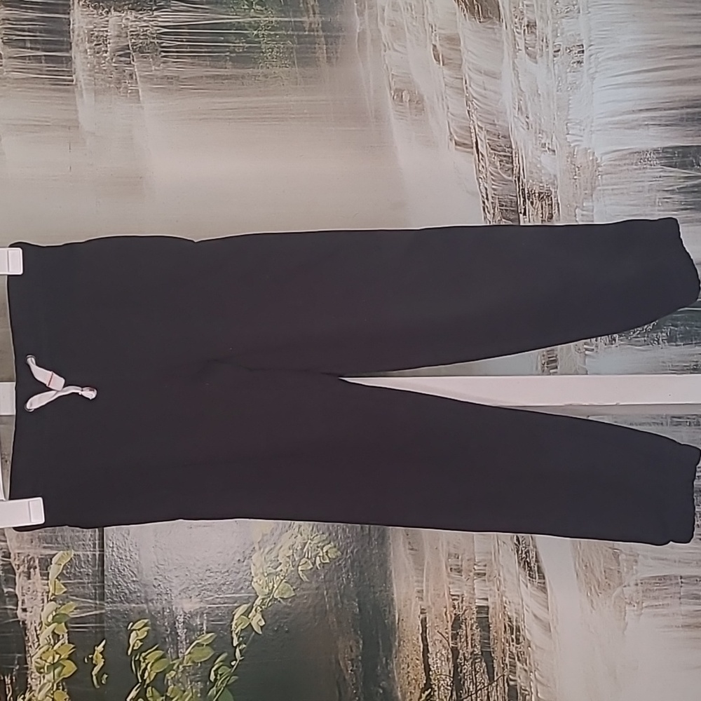 Canadiana Kids Medium unisex classic black lounge sweatpants joggers